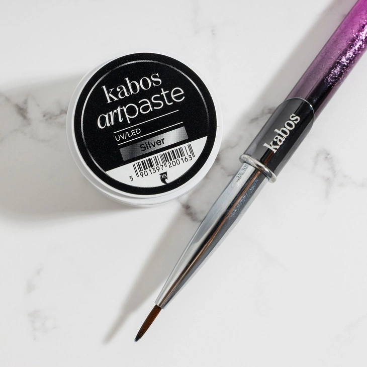 Pasta do zdobień Kabos ArtPaste Silver 5g