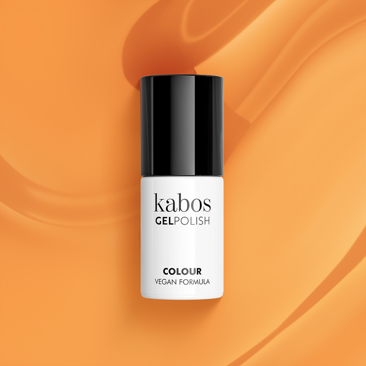 Lakier hybrydowy - Kabos GelPolish 050 Sunlit Amber 5ml 