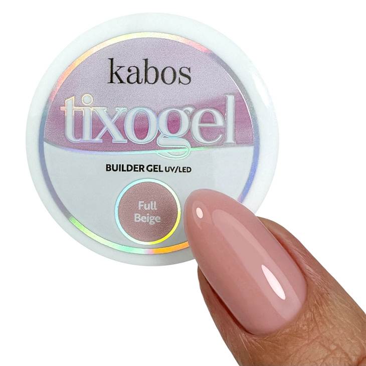 Żel budujący z tiksotropią Kabos Tixogel Builder Gel UV/LED Full Beige 15g