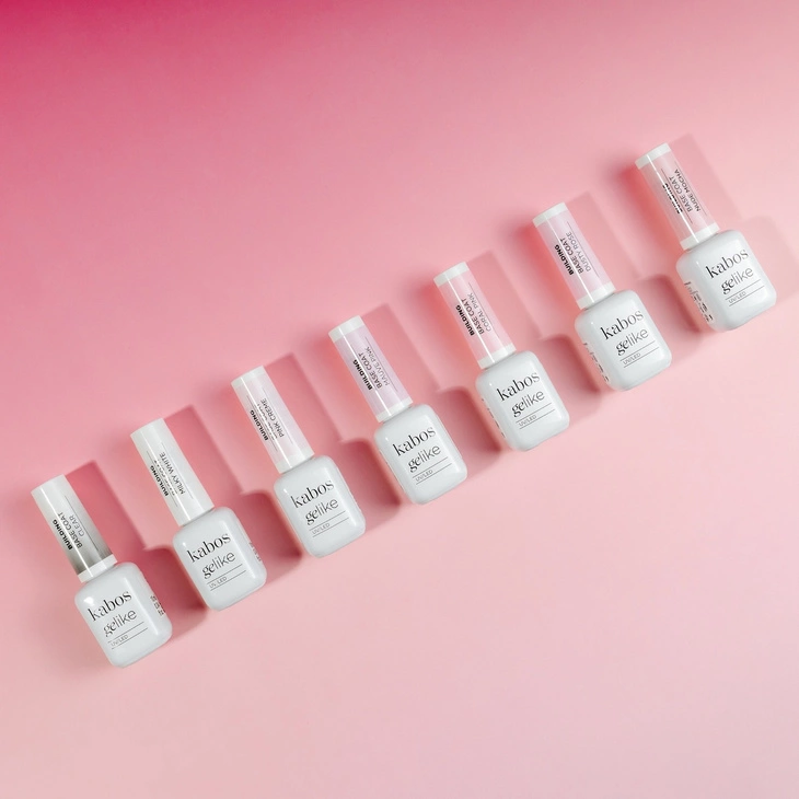 Kolorowa baza budująca Kabos Gelike Building Base Coat Mauve Pink 10 ml