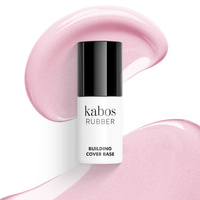 Kauczukowa baza budująca Kabos Rubber Building Cover Base – Shiny Light Pink 8ml
