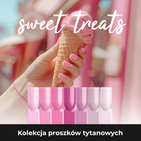 Kolekcja proszków do manicure tytanowego Sweet Treats