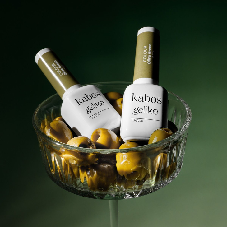 Lakier hybrydowy Kabos Gelike 039 Olive Green 8 ml
