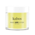 Proszek do manicure tytanowego - Kabos Magic Dip System 40 Yellow Lemon 20g