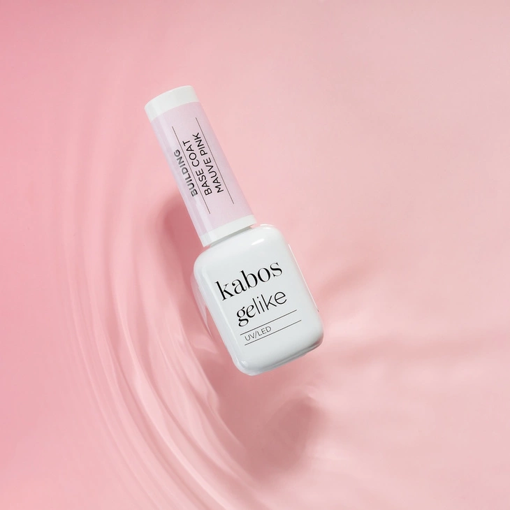 Kolorowa baza budująca Kabos Gelike Building Base Coat Mauve Pink 10 ml