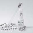 Lakier hybrydowy Kabos Gelike 044 Starlight Silver z brokatem 8 ml