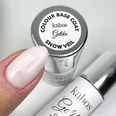 Kolorowa baza hybrydowa Kabos Gelike Colour Base Coat 2w1 Snow Veil 8 ml