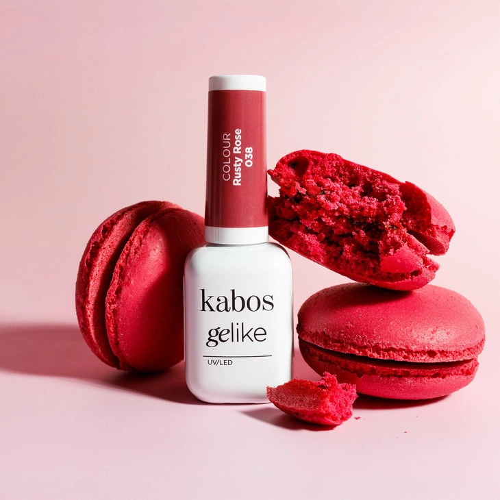 Lakier hybrydowy Kabos Gelike 038 Rusty Rose 8 ml