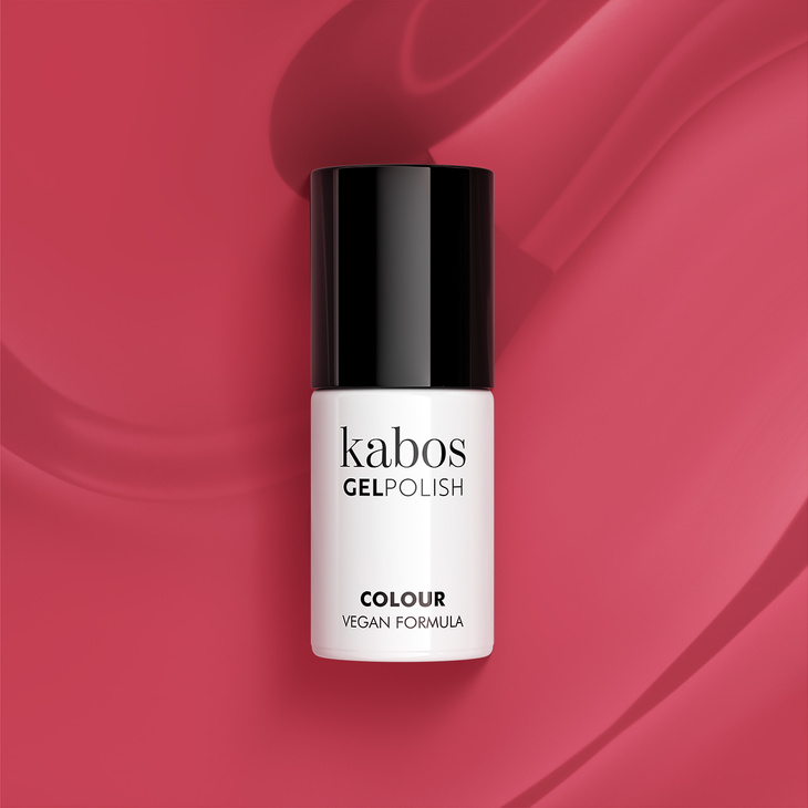 Lakier hybrydowy - Kabos GelPolish 018 Coral Red 5ml