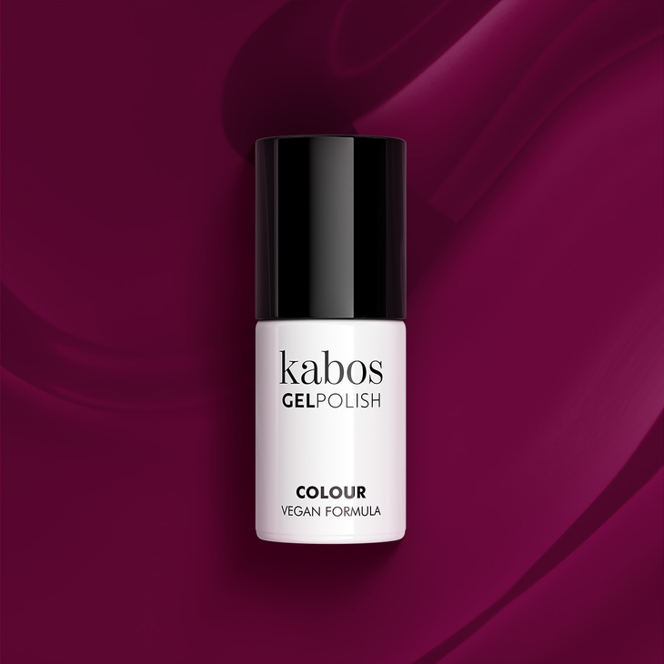 Lakier hybrydowy - Kabos GelPolish 012 Dark Ruby 5ml