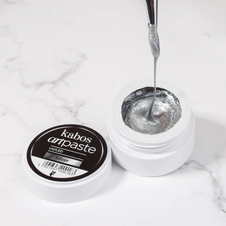 Pasta do zdobień Kabos ArtPaste Silver 5g