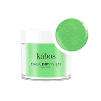 Proszek do manicure tytanowego - Kabos Magic Dip System 41 Bright Green 20g