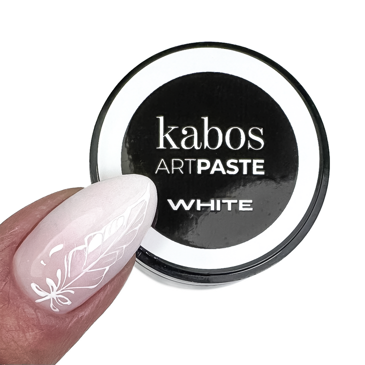 Pasta do zdobień Kabos Art Paste White 5g