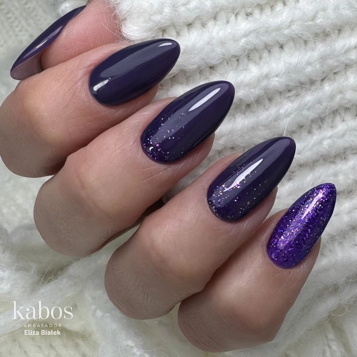 Lakier hybrydowy Kabos Gelike Dark Aubergine 5ml