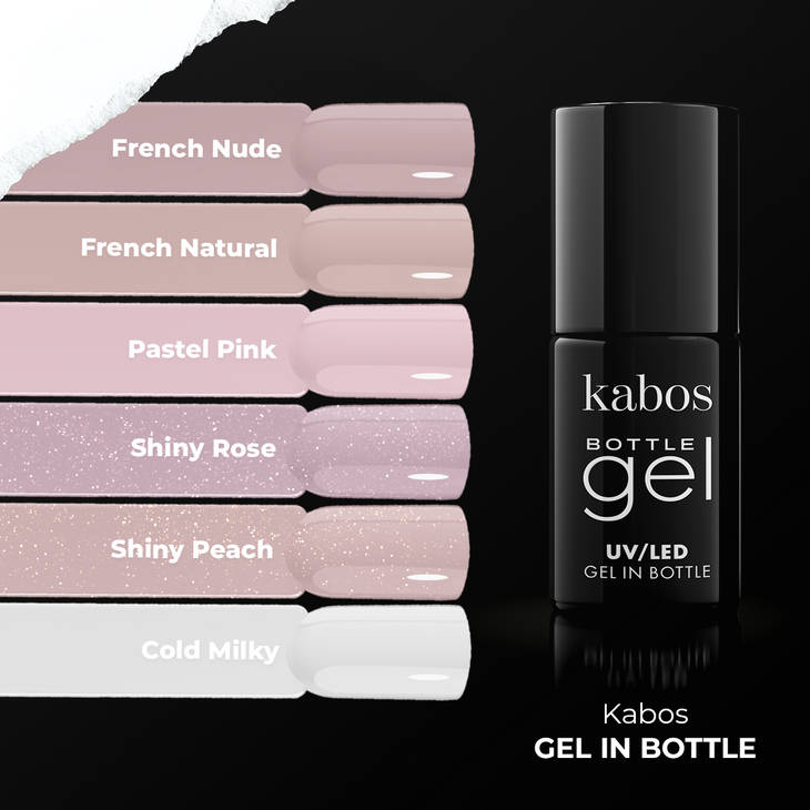 Kabos Gel In Bottle French Natural – 2w1 Żel w butelce 8ml