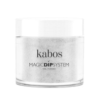 Proszek do manicure tytanowego - Kabos Magic Dip System 17 Sparkle Silver 20g