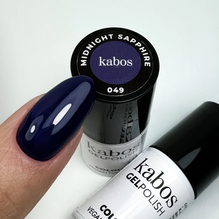 Lakier hybrydowy - Kabos GelPolish 049 Midnight Sapphire 5ml