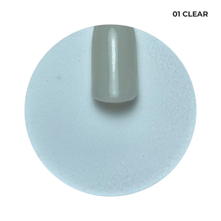 Proszek do manicure tytanowego - Kabos Magic Dip System 01 Clear 20g