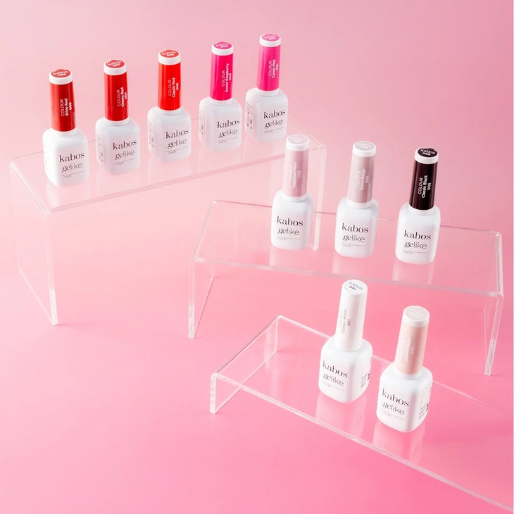 Lakier hybrydowy Kabos Gelike 010 Candy Pink 8 ml