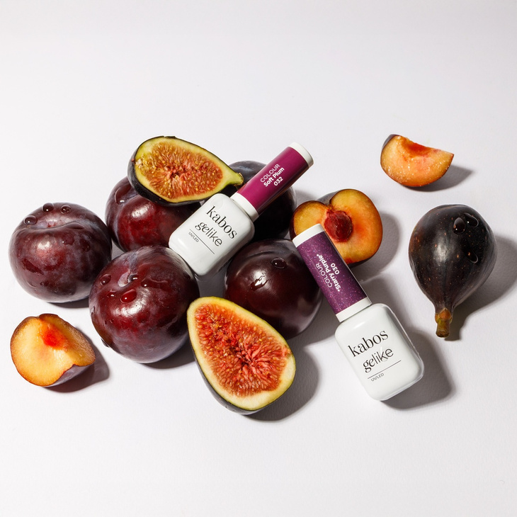 Lakier hybrydowy Kabos Gelike 032 Soft Plum 8 ml