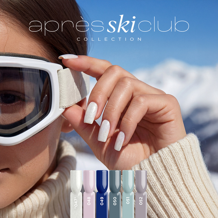 Kolekcja lakierów hybrydowych Kabos Gelike Après Ski Club