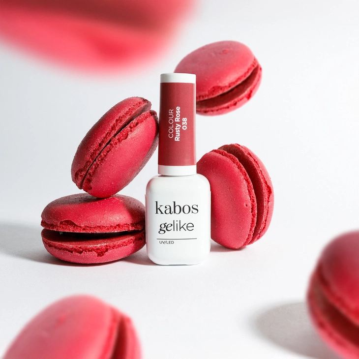 Lakier hybrydowy Kabos Gelike 038 Rusty Rose 8 ml