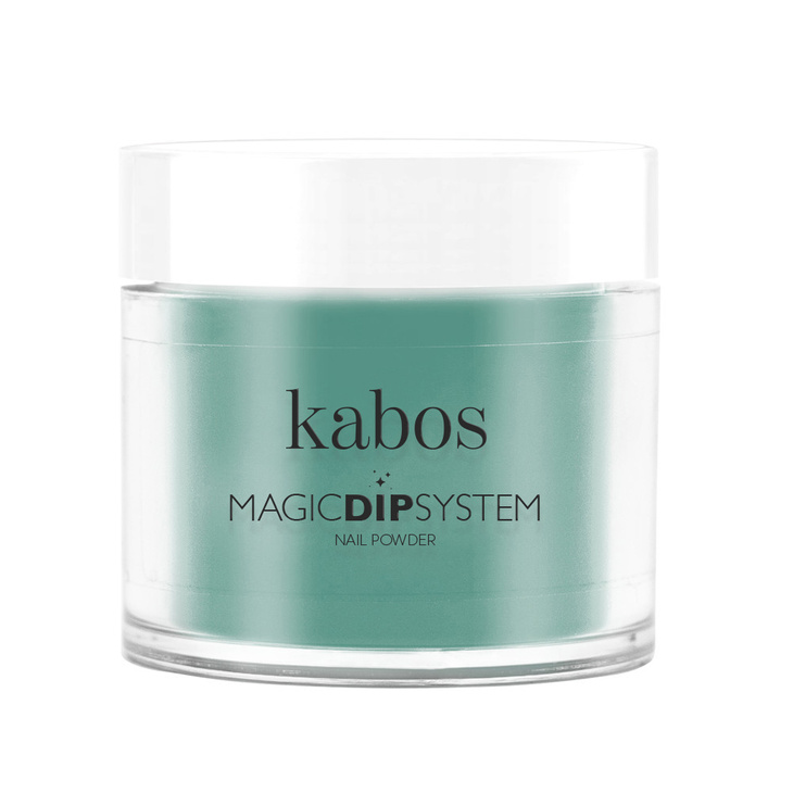 Proszek do manicure tytanowego - Kabos Magic Dip System 24 Turqoise