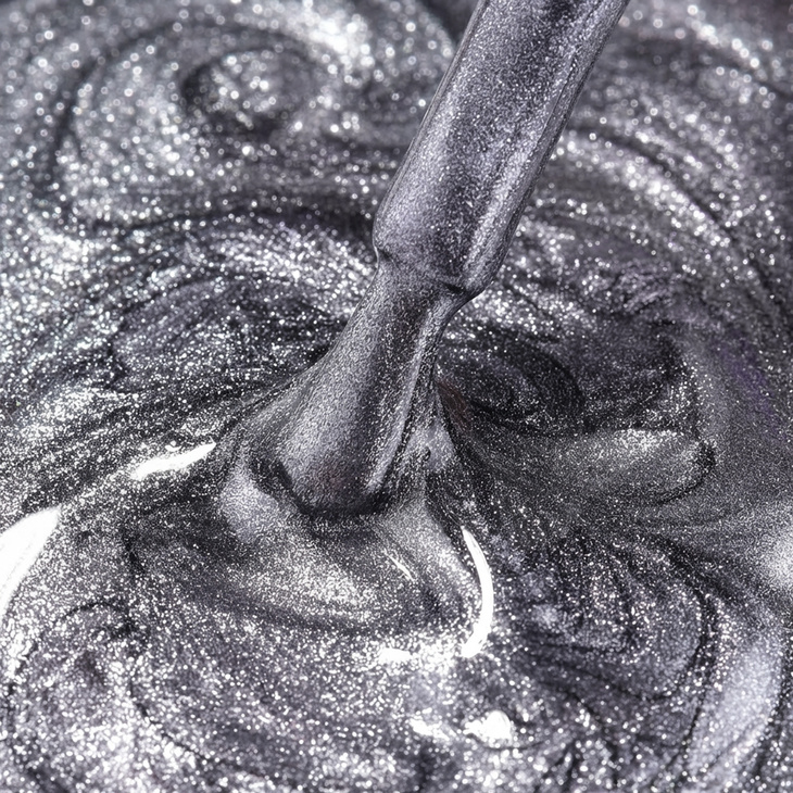 Lakier hybrydowy Kabos Gelike Cat Eye Platinum Mercury 8 ml