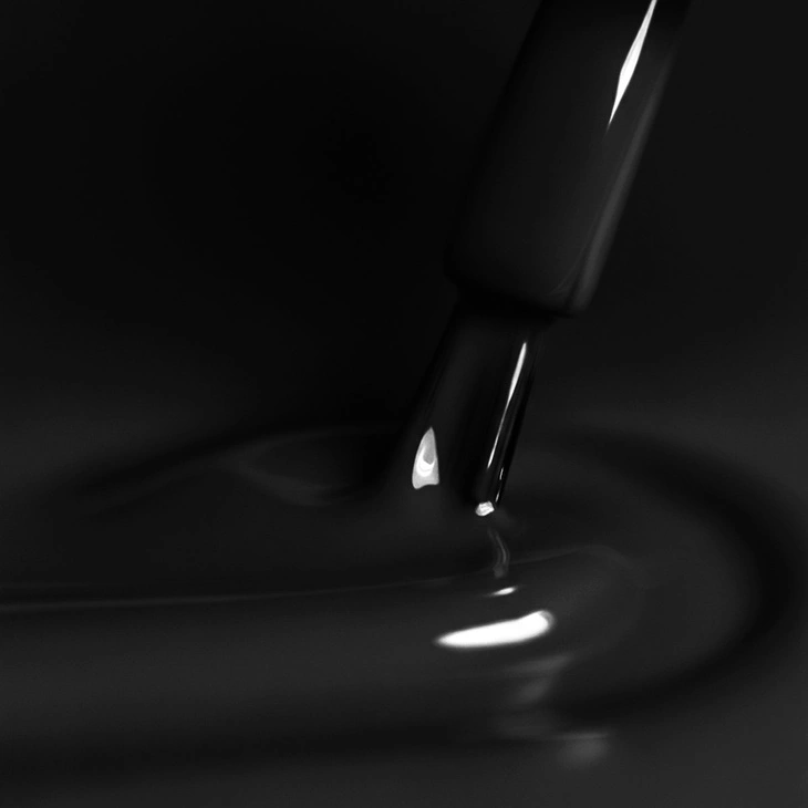 Lakier hybrydowy Kabos Gelike 005 Classic Black 8 ml