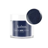 Proszek do manicure tytanowego - Kabos Magic Dip System 42 Dark Blue 20g