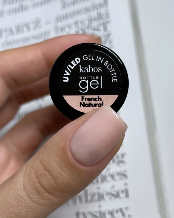 Kabos Gel In Bottle French Natural – 2w1 Żel w butelce 8ml |-40% z kodem INBOTTLE40