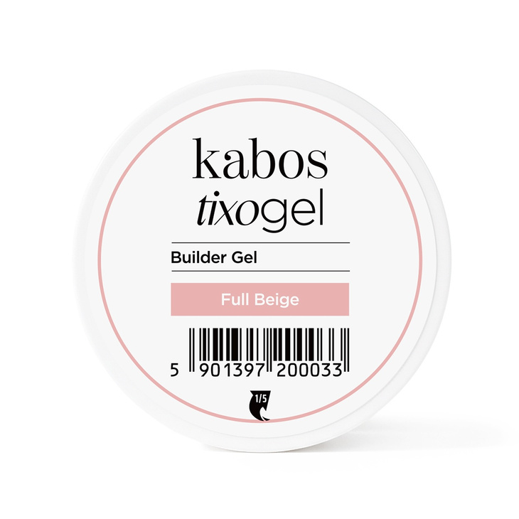 Żel budujący z tiksotropią Kabos Tixogel Builder Gel UV/LED Full Beige 15g