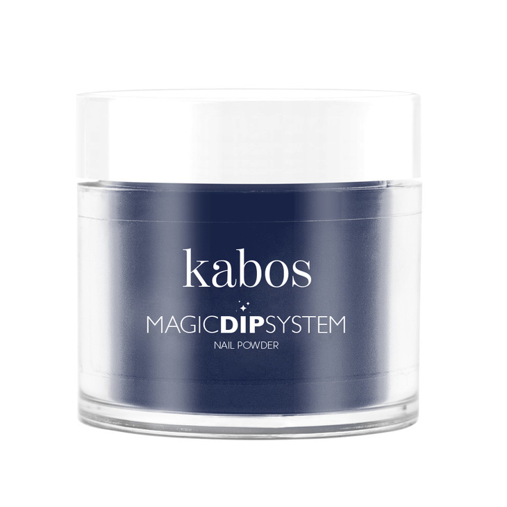 Proszek do manicure tytanowego - Kabos Magic Dip System 42 Dark Blue 20g
