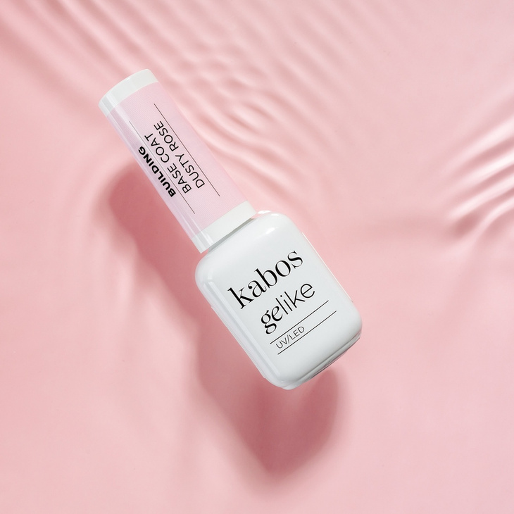 Kolorowa baza budująca Kabos Gelike Building Base Coat Dusty Rose 10 ml