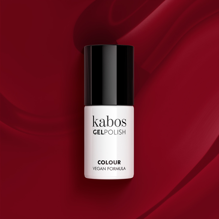 Lakier hybrydowy - Kabos GelPolish 015 Red Passion 5ml