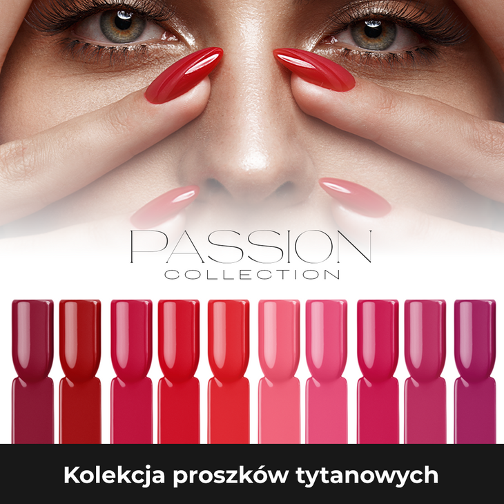 Kolekcja proszków do manicure tytanowego Passion Collection