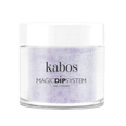 Proszek do manicure tytanowego - Kabos Magic Dip System 16 Purple Sparkles