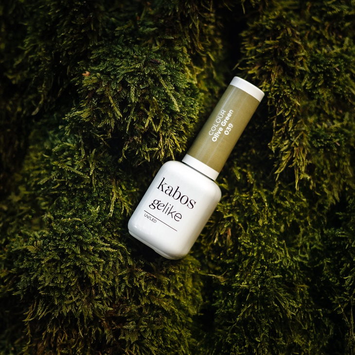 Lakier hybrydowy Kabos Gelike 039 Olive Green 8 ml