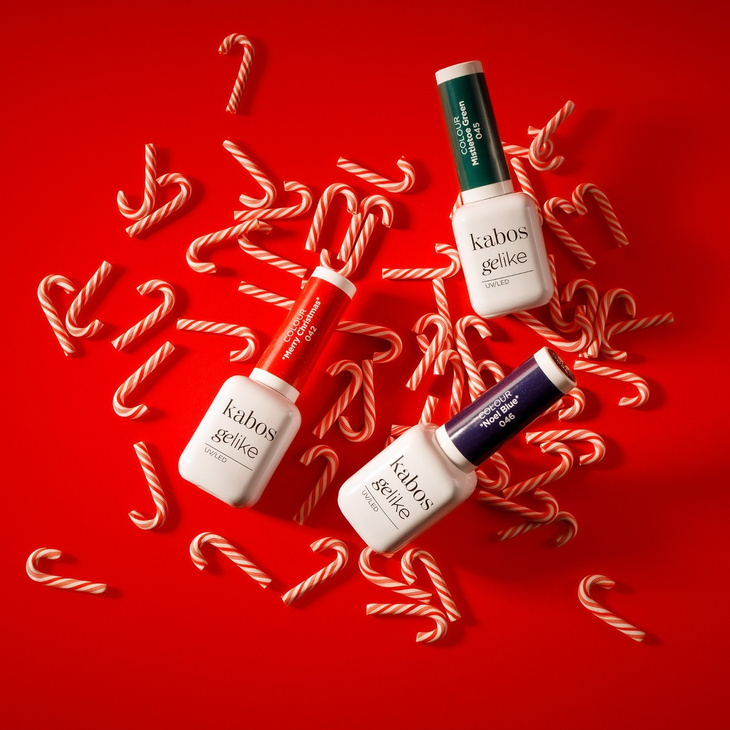 Lakier hybrydowy Kabos Gelike 045 Mistletoe Green 8 ml