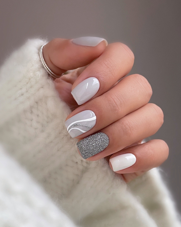 Lakier hybrydowy - Kabos GelPolish 040 Delicate Grey 5 ml | OUTLET