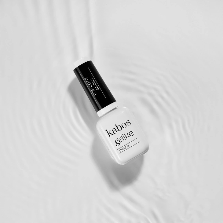 Top Hybrydowy Kabos Gelike Top Coat Gloss 10 ml