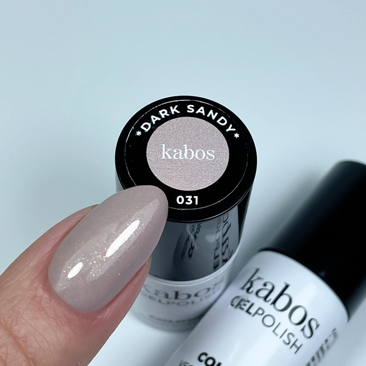 Lakier hybrydowy - Kabos GelPolish 031 Dark Sandy 5ml