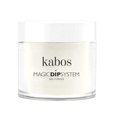 Proszek do manicure tytanowego - Kabos Magic Dip System 03 White Glitter French 20g