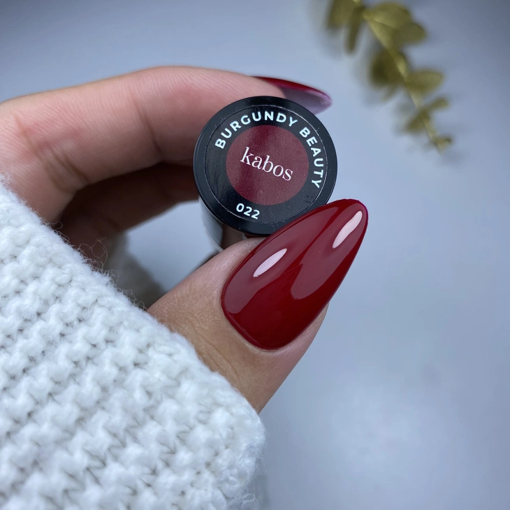 Lakier hybrydowy - Kabos GelPolish 022 Burgundy Beauty 5ml