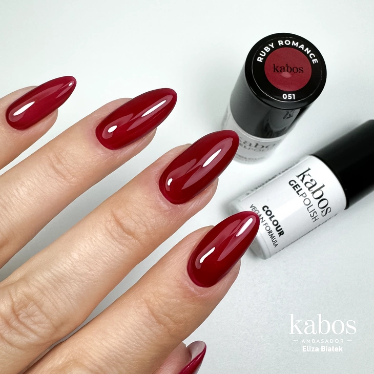 Lakier hybrydowy - Kabos GelPolish 051 Ruby Romance 5ml