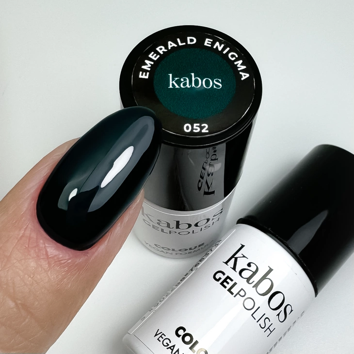 Lakier hybrydowy - Kabos GelPolish 052 Emerald Enigma 5ml