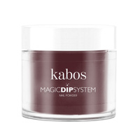 Proszek do manicure tytanowego - Kabos Magic Dip System 35 Burgundy Dot 20g