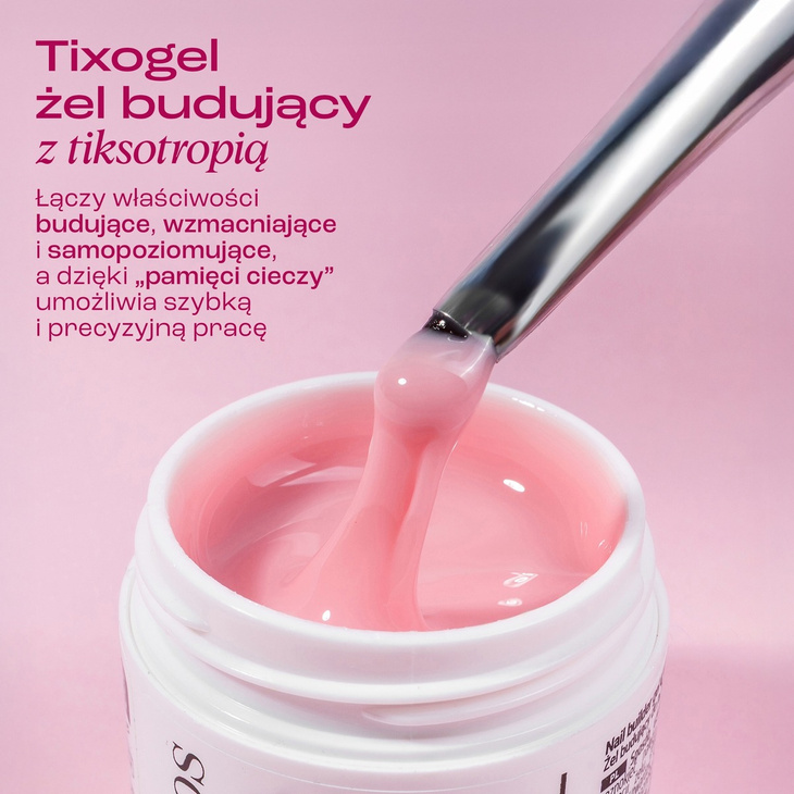 Żel budujący z tiksotropią Kabos Tixogel Builder Gel UV/LED Cotton Candy 15g