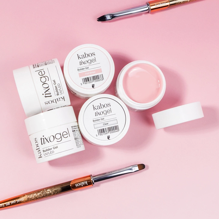 Kabos Gel Brush oval 7mm #6 - Pędzelek do żelu