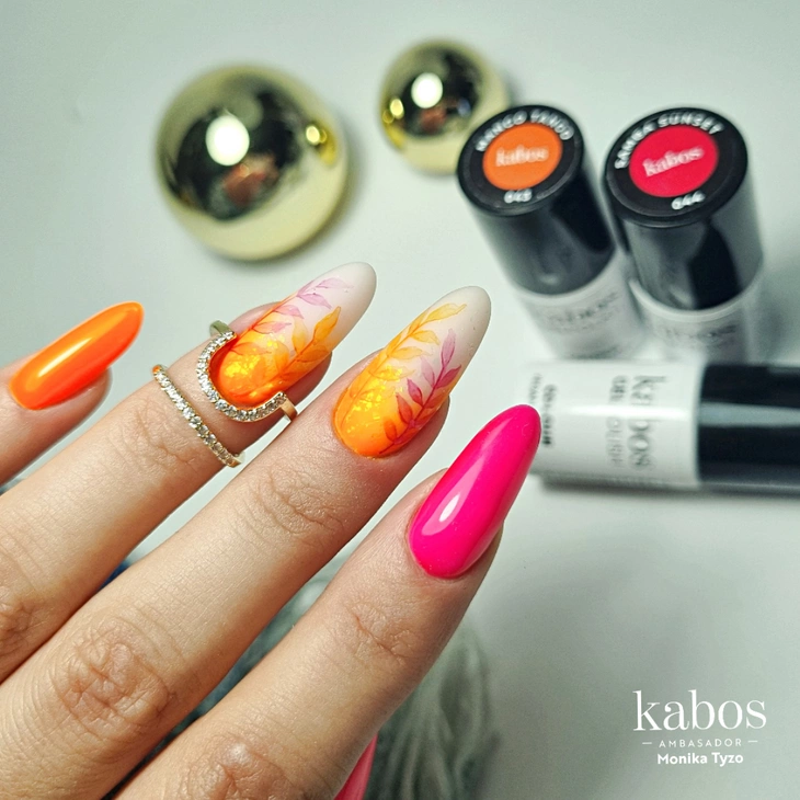 Lakier hybrydowy - Kabos GelPolish 044 Samba Sunset 5ml